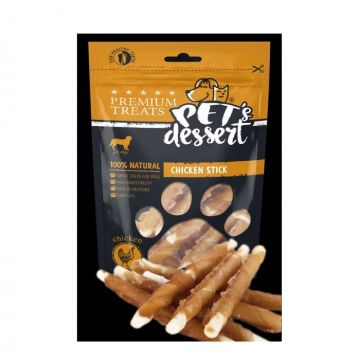 Pet s Desert, Recompense pentru caini, Dog Chicken Stick LSC-44, 80 g de firma originala