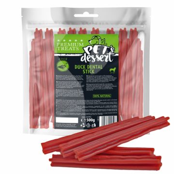 Pet s Desert, Recompense pentru caini, Dog Duck Dental Stick LSDC-35, 500 g