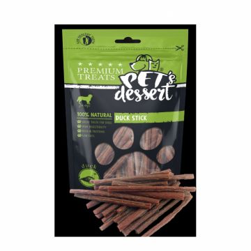 Pet s Desert, Recompense pentru caini, Dog Duck Stick LSS-02, 80g