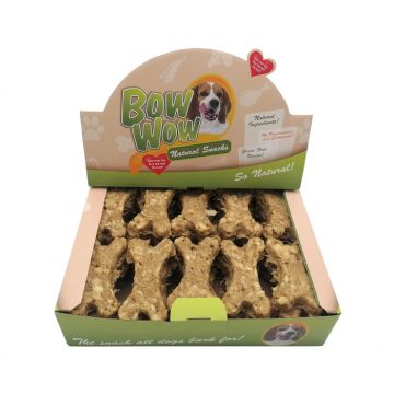 Recompense pentru caini, Bow Wow, Os natural cu L-carnitina, 30 bucati, BW305A