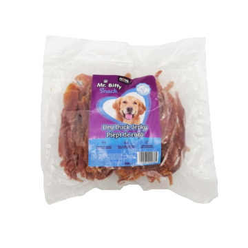 Recompense pentru caini Mr. Biffy, piept de rata, 500g