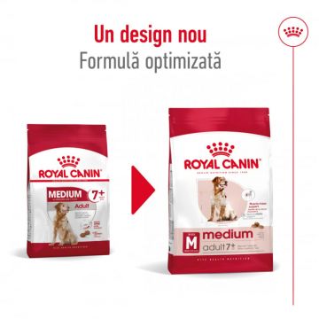 Royal Canin Medium Adult 7+ hrana uscata caine, 4 kg