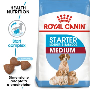 Royal Canin Medium Starter Mother BabyDog, mama si puiul, hrana uscata caini, 1kg