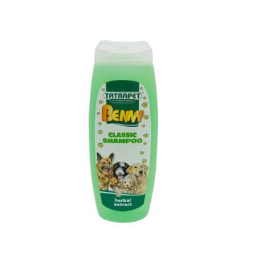 Sampon pentru caini Benny, Classic, Extract de ierburi, 200 ml