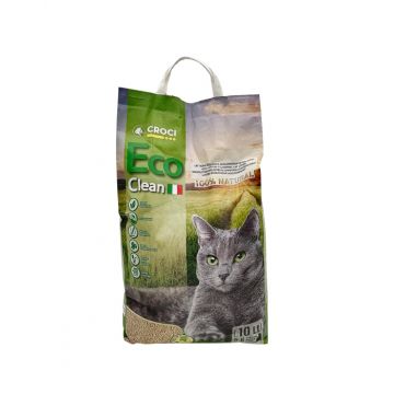 Asternut igienic vegetal pentru pisici Croci, Eco Clean, 10 L, C40255695