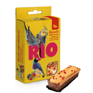 Biscuiti cu fructe de padure pentru toate tipurile de pasari, Rio, 22190