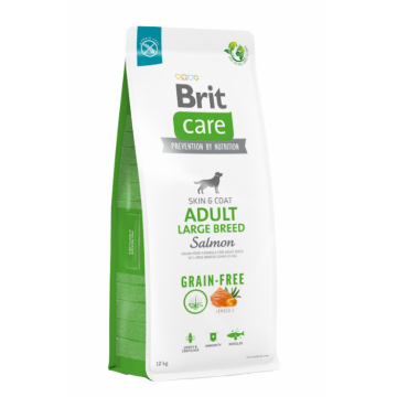 Brit Care Dog Grain-free, Adult Large Breed, cu Salmon si cartof, 12kg