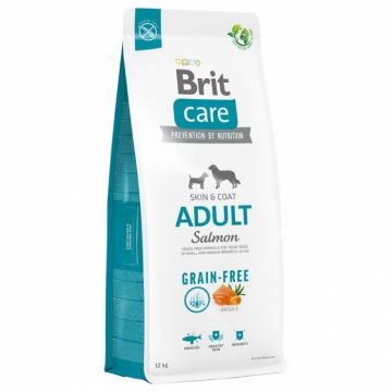 Brit care dog grain free, Adult, somon si cartof, 12 kg