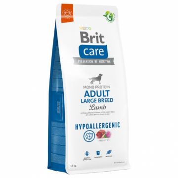 Brit Care Dog Hypoallergenic, adult large breed, miel si orez, 12 kg