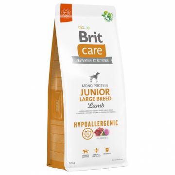 Brit Care Dog Hypoallergenic, Junior large breed, miel si orez, 12 kg