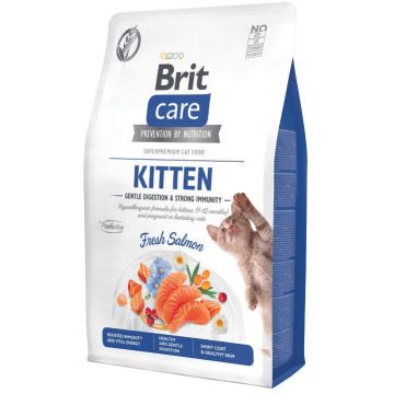 BRIT CARE Hrană uscată pentru KITTEN, Gentle Digestion & Strong Immunity