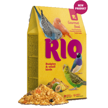 Hrana pentru perusi si pasari mici, Rio Gourmet, 250 g, 21210 ieftina