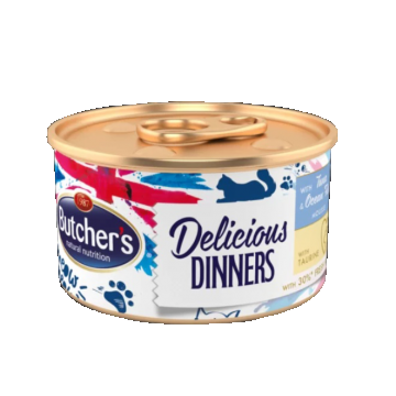 Hrana umeda Butchers Cat Delicious Dinner cu Ton 85 g, cod 2038 de firma originala