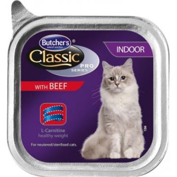 Hrana umeda Butchers Cat Pro Series Indoor Vita 100 g ieftina