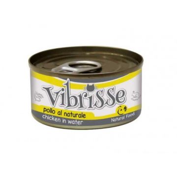 Hrana umeda pentru pisici Croci Vibrisse Natural, Pui, 70g