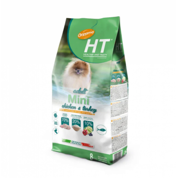 Hrana uscata pentru caini Cennamo HT Mini Adult, Pui si curcan, 8kg la reducere