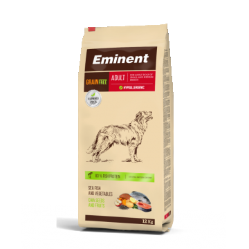Hrana uscata pentru caini Eminent, Adult, Grain Free, 12kg