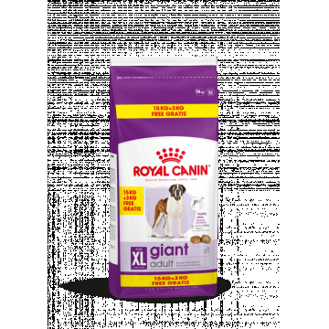 Hrana uscata pentru caini Royal Canin Giant, Adult, 15 + 3kg Gratis