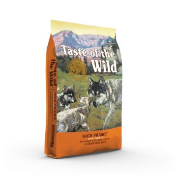 Hrana uscata pentru caini Taste Of The Wild High Prairie, Puppy, Bizon, 2kg