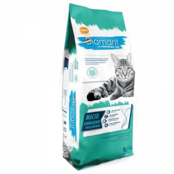 Hrana uscata pentru pisici Diamant Steril, Peste, 15kg ieftina