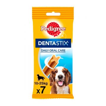 PEDIGREE DentaStix Daily Oral Care, recompense câini talie medie, batoane, 7buc