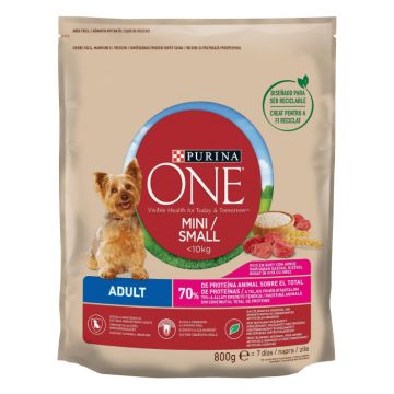 PURINA ONE MINI Activ cu Vita si Cartofi, hrana umeda pentru caini, 100 g