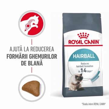 Royal Canin Hairball Care Adult hrana uscata pisica, limitarea ghemurilor de blana, 4 kg ieftina