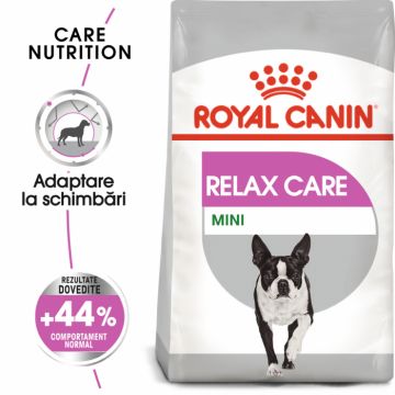 Royal Canin Mini Relax Care hrana uscata caini, pentru adaptarea la medii in schimbare, 1kg