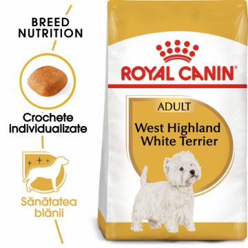 Royal Canin West Highland Terrier Adult hrana uscata caine Westie, 1.5 g