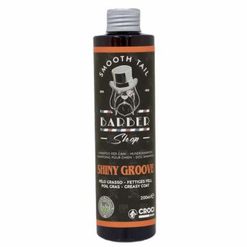 Sampon profesional pentru caini, Croci, Barbershop, pentru blana stralucitoare, Shiny groove 200 ml, C3052967