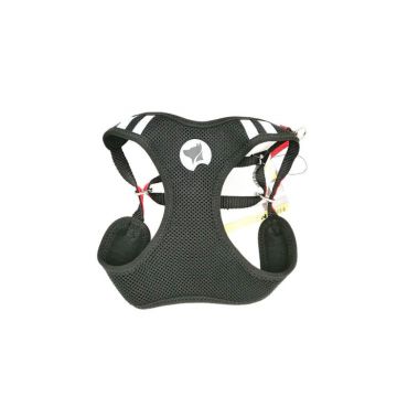 Set ham si lesa pentru caini Croci Hiking, marime XS, negru cu rosu