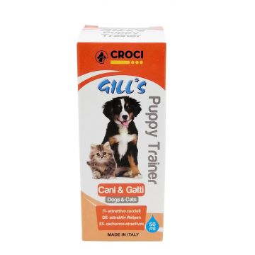 Solutie pentru educarea cainilor si pisicilor, Gill s, Croci, 50 ml, c3010450