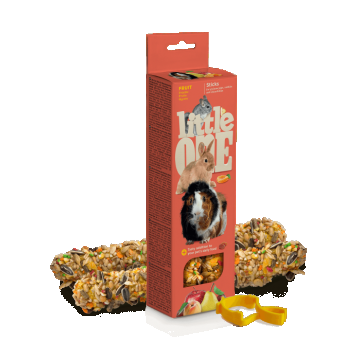 STICK CU FRUCTE PENTRU PORCI DE GUINNEA, LITTLE ONE, 2X60G, 32280