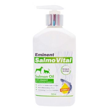 Ulei de somon, Eminent, Salmovital, cu vitamina E, 500 ml