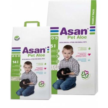Asternut igienic ecologic Asan Pet Aloe 42 L