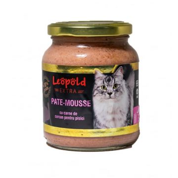 Hrana umeda pentru pisici Leopold, Curcan, 6 x 300g