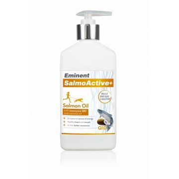 Ulei de somon Eminent Salmo Active+, Coenzima Q10, 500 ml