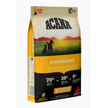 Acana Heritage Puppy Recipe, Talie Medie, 17 kg,