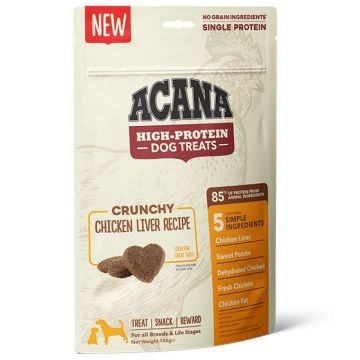 Acana Recompense Pentru Caini, Crunchy cu Pui, 100 g