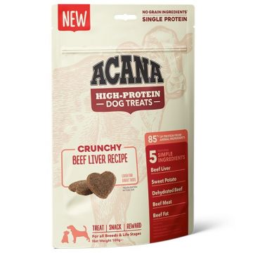 Acana Recompense Pentru Caini, Crunchy cu Vita, 100 g