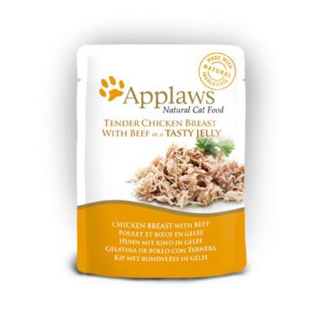 Applaws Cat Plic Piept de Pui si Vita In Aspic 12 X 70 gr