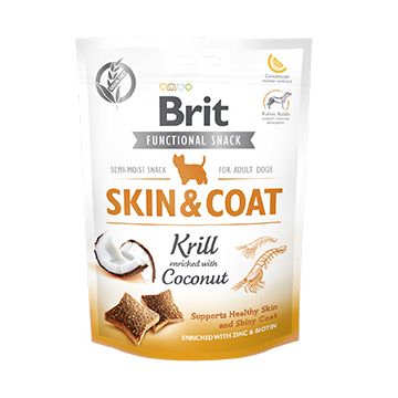 Brit Care Dog Snack Skin and Coat Krill 150 g