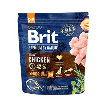 Brit Premium by Nature Senior S plus M 1 kg