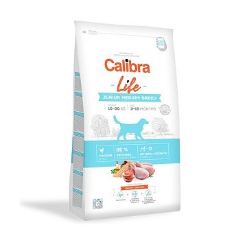 Calibra Dog Life Junior Medium Breed Chicken 12 kg