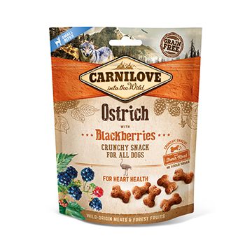 Carnilove Dog Crunchy Snack Ostrich with Blackberries 200 g