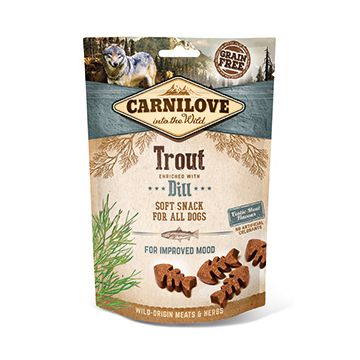 Carnilove Dog Semi Moist Snack Trout with Dill 200 g