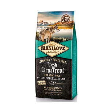 Carnilove Fresh Carp and Trout, Healthy Skin for Adult Dogs 12 kg