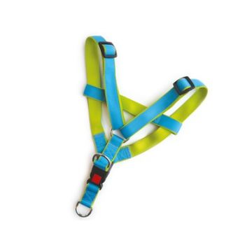 Ham pentru caini, negru, ajustabil, cu catarama, dimensiuni 30-40 cm x 2 cm