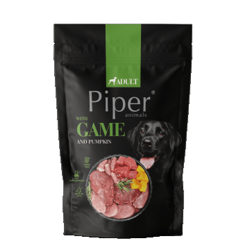 Hrana umeda pentru caini Piper Adult, Vanat si Dovleac, 500 g