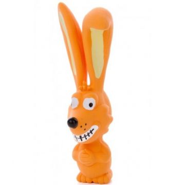 Jucarie Iepure latex Orange 17 cm